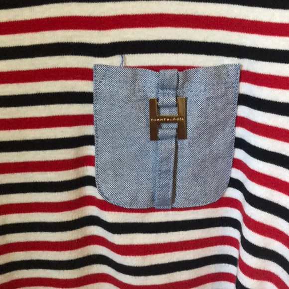 Stripped red, black, and white shirt - Picture 2 of 2